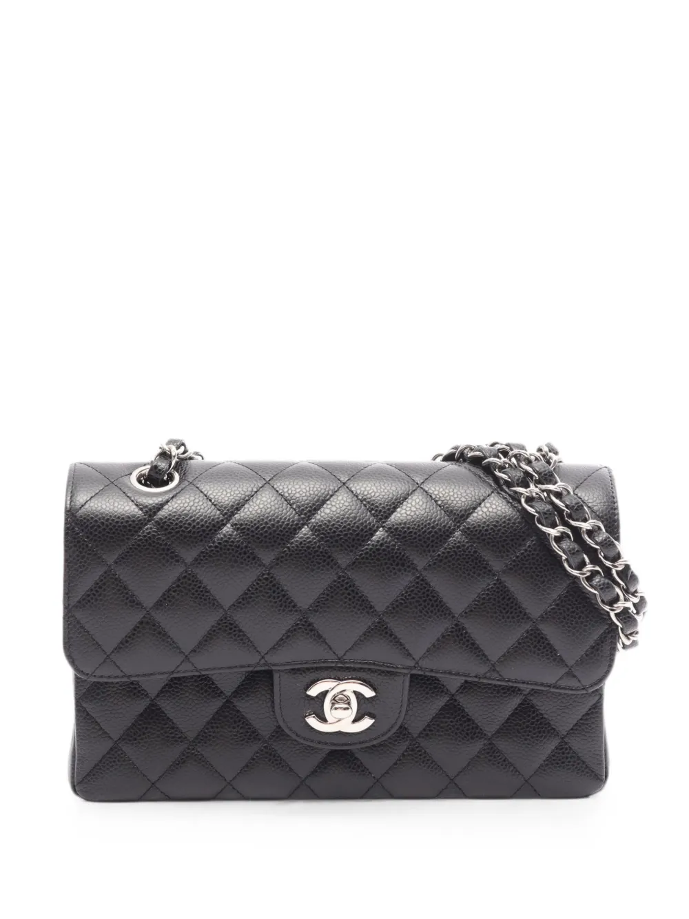 CHANEL Pre-Owned 2020-2021 Matelassé flap leather shoulder bag - Black