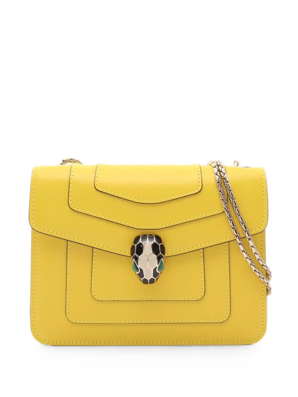 Bvlgari Pre-Owned 2010s Serpenti Forever shoulder bag - Yellow