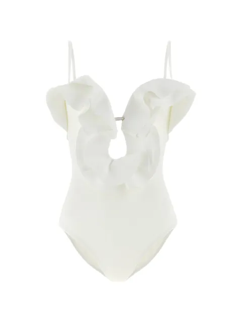 ZIMMERMANN Solstice ruffled one-piece swimsuit