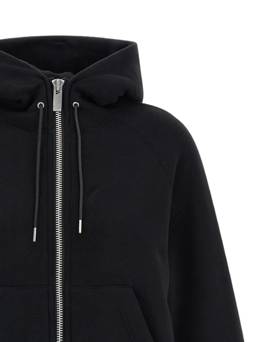 sacai Hoodie met trekkoord Zwart