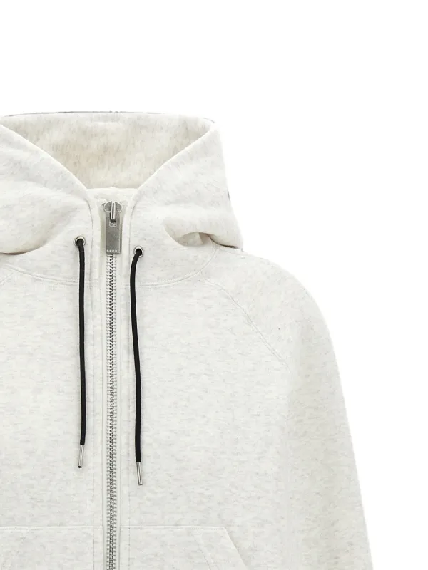 Sacai ジップアップ フレアパーカー | ニュートラル | FARFETCH JP