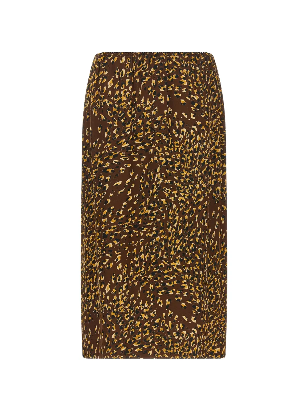 TWINSET animal-print midi skirt - Marrone
