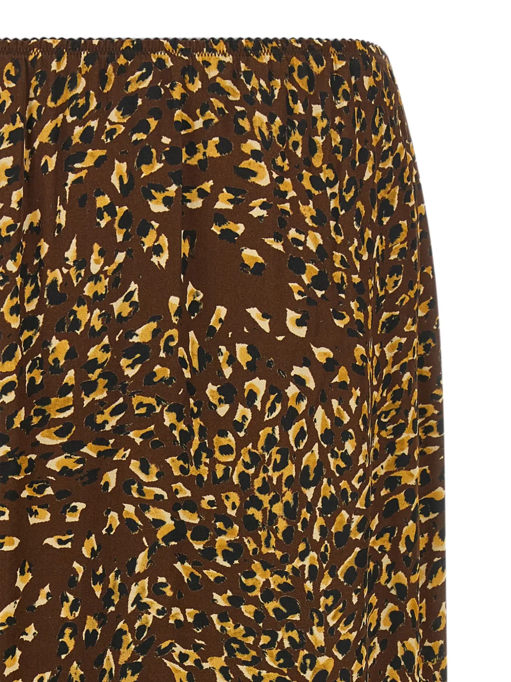 TWINSET Midi-rok met dierenprint Bruin