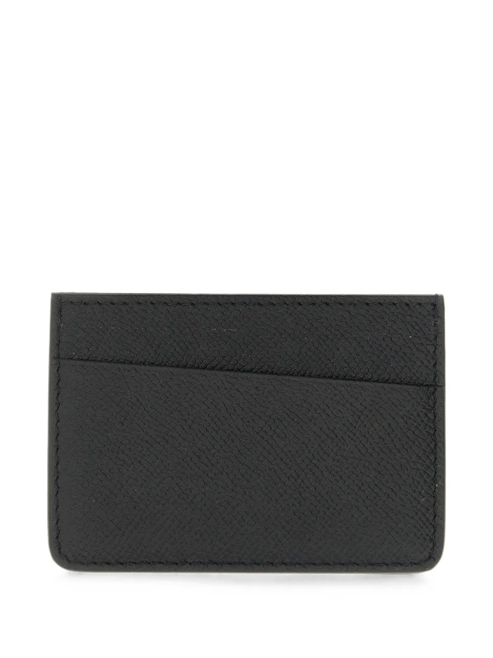 Maison Margiela Four Stitches kalfsleren pasjeshouder Zwart