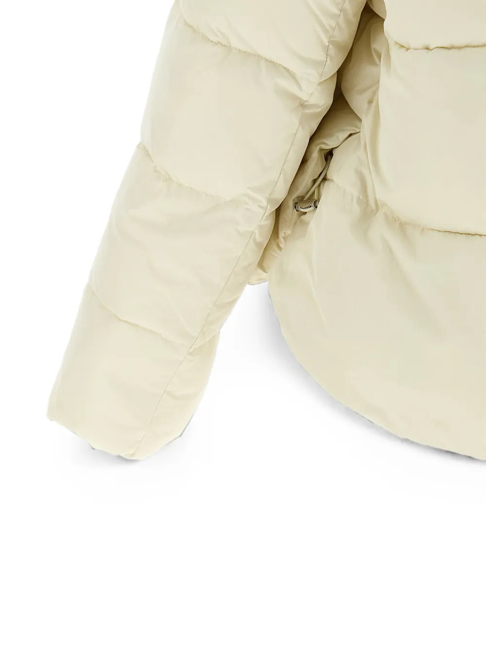 PINKO Love Birds gewatteerd jack met logo Beige