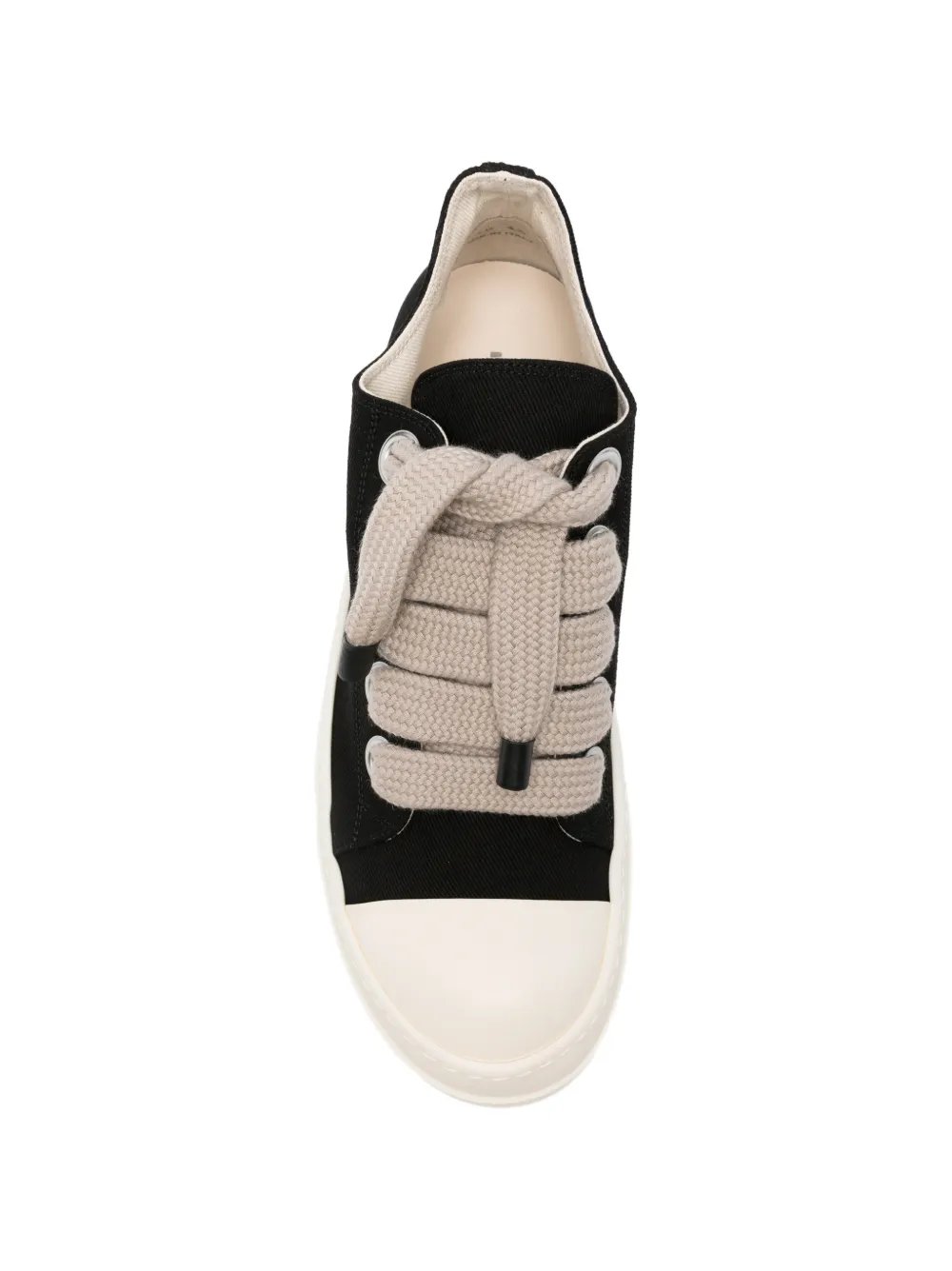 Rick Owens DRKSHDW lace-up low-top sneakers Zwart
