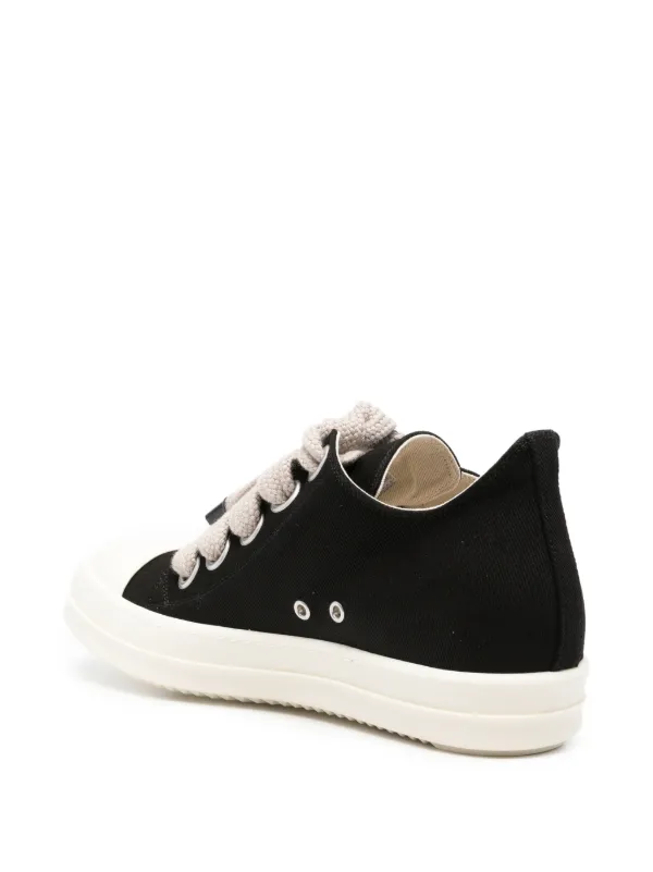Rick Owens DRKSHDW Jumbolace Low Sneakers | Black | FARFETCH AO