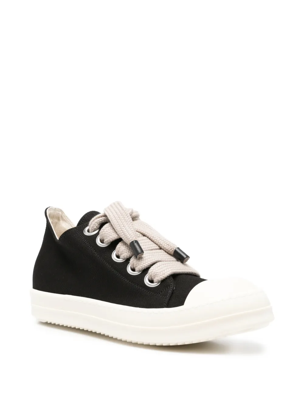 Rick Owens DRKSHDW lace-up low-top sneakers Zwart