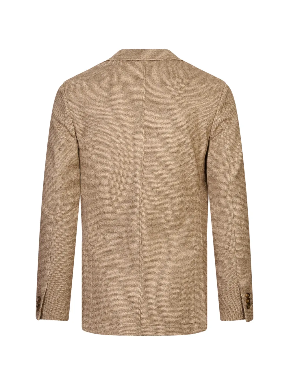 Canali notch-lapel single-breasted blazer Beige