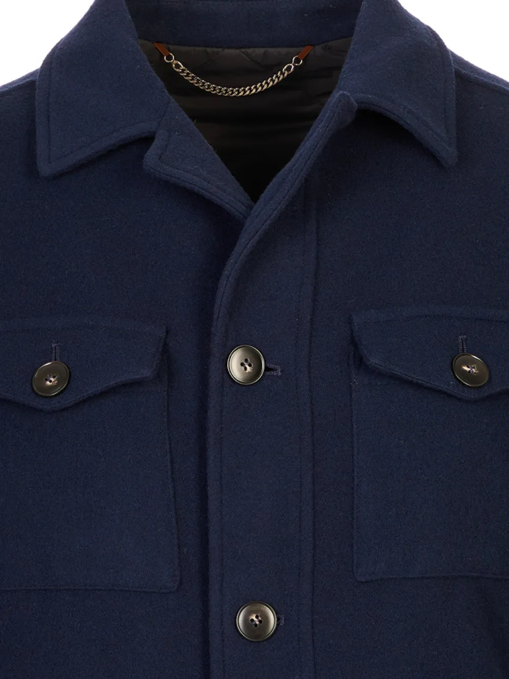 Canali Jack met meerdere zakken en knopen Blauw