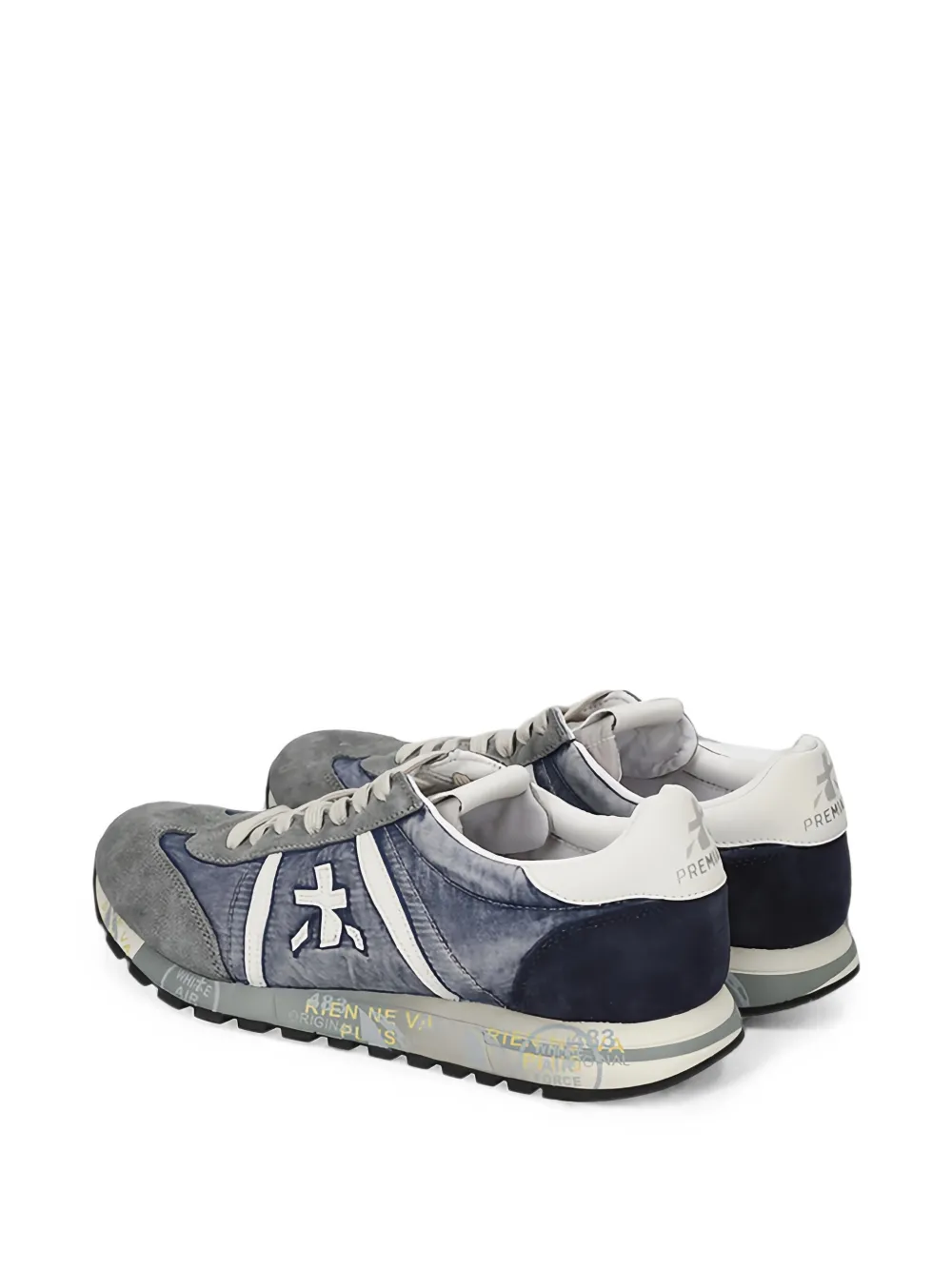 Premiata Lucy 8403 logo-patch sneakers Blauw