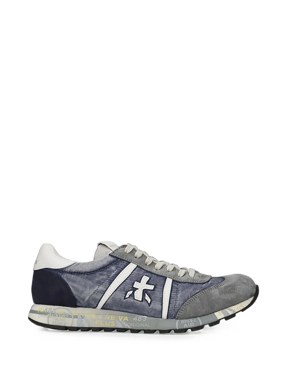Premiata Lucy 8403 logo-patch sneakers Blauw