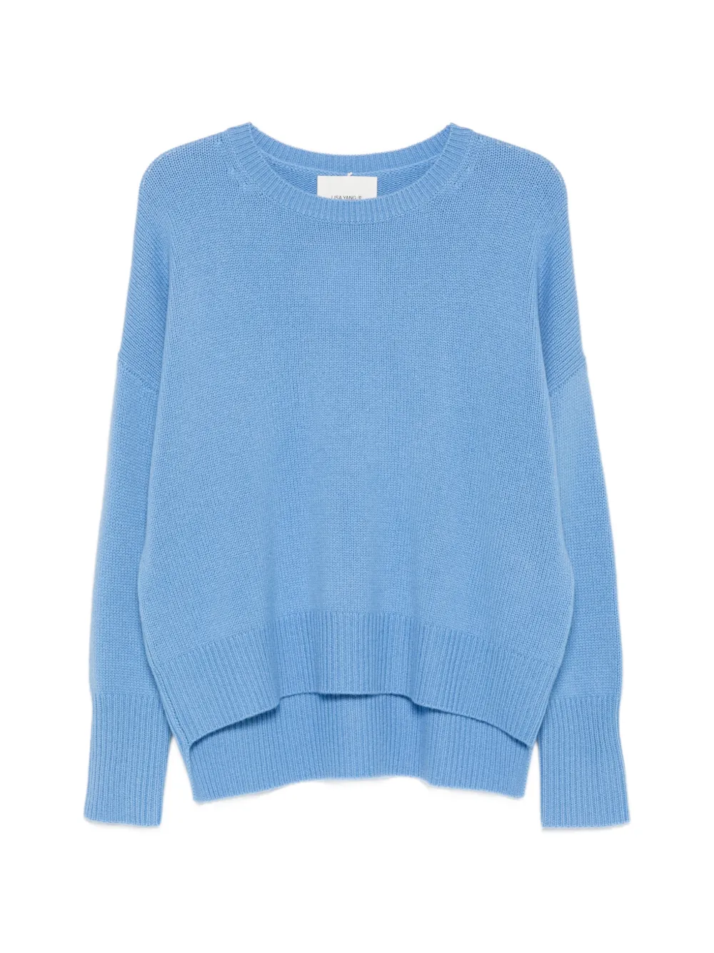 Lisa Yang Mila ribbed-knit crew-neck sweater - Blau