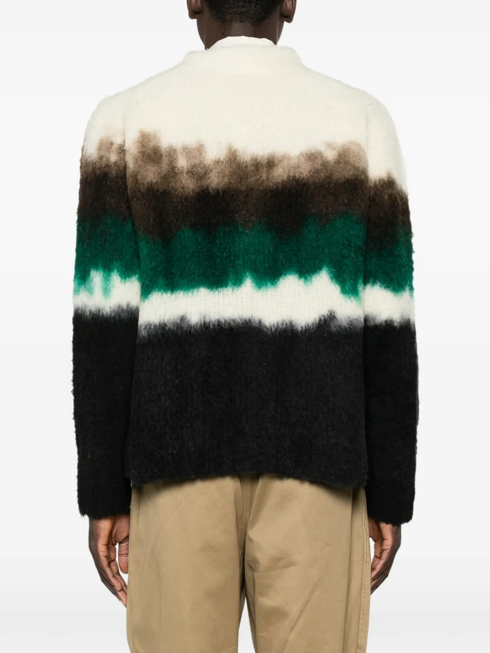 Sacai Button-up Cardigan In Multi