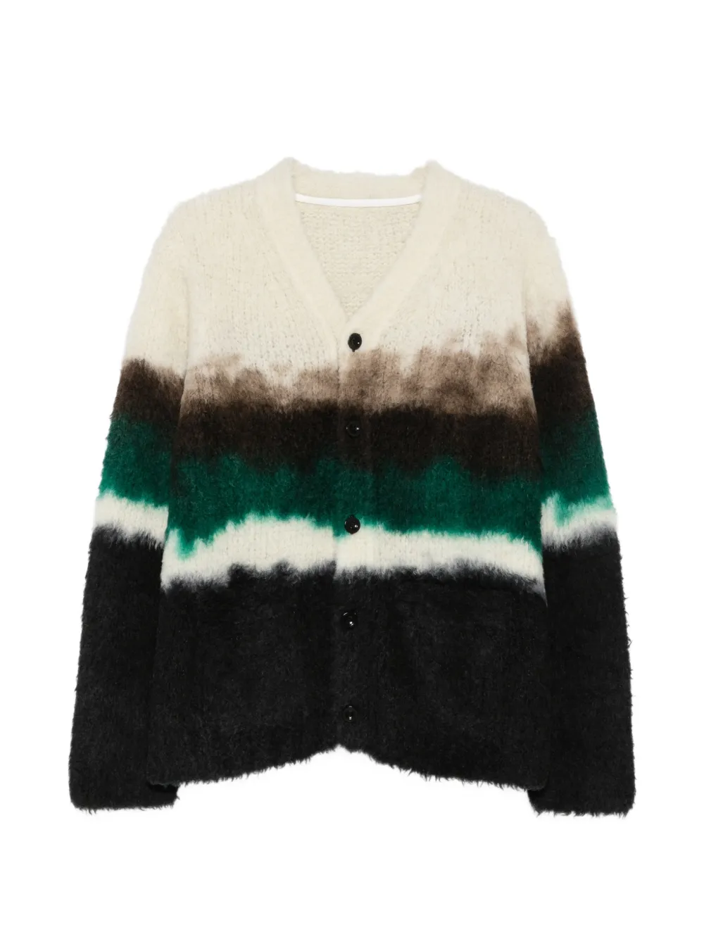 sacai button-up cardigan - White
