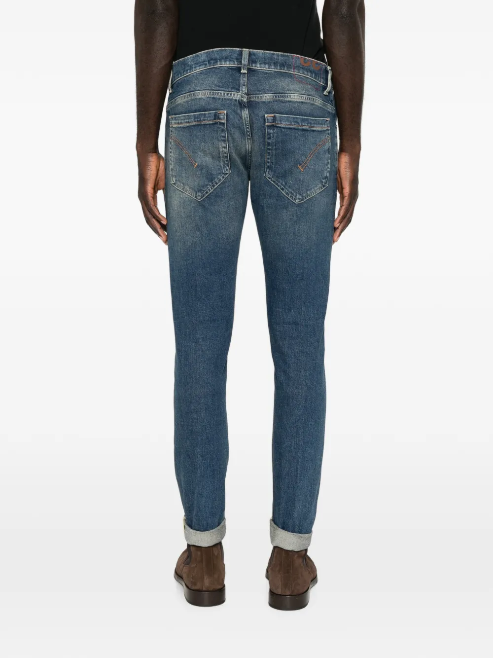 DONDUP Jeans met vervaagd effect Blauw