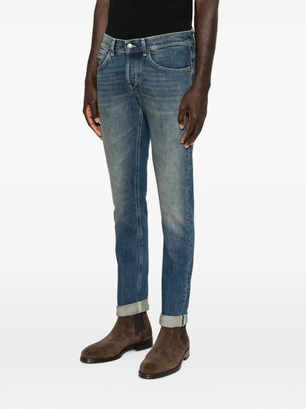 DONDUP Jeans met vervaagd effect Blauw