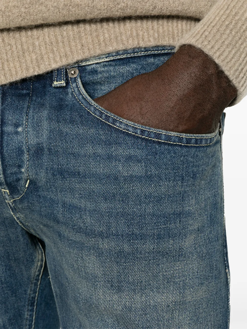DONDUP Jeans met vervaagd effect Blauw