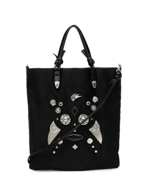 Toga stud-embellished shoulder bag