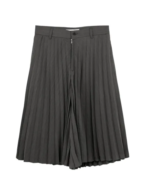 Toga pleated wide-leg shorts