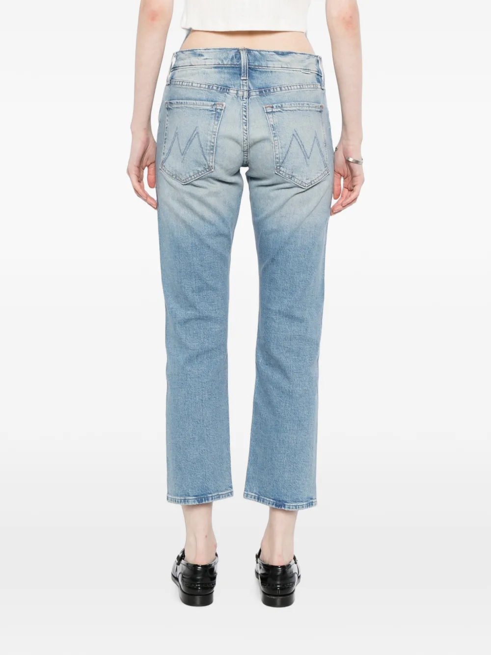 MOTHER Lil' Hiker Hover jeans Blauw