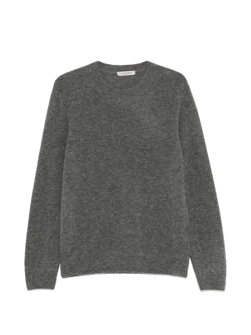 Fileria fine-knit crew-neck sweater - Grigio