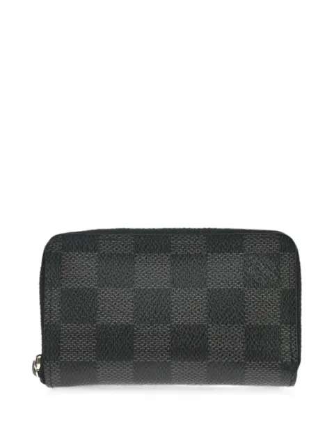 Louis Vuitton Pre-Owned monedero Zippy con motivo Damier Graphite 2013