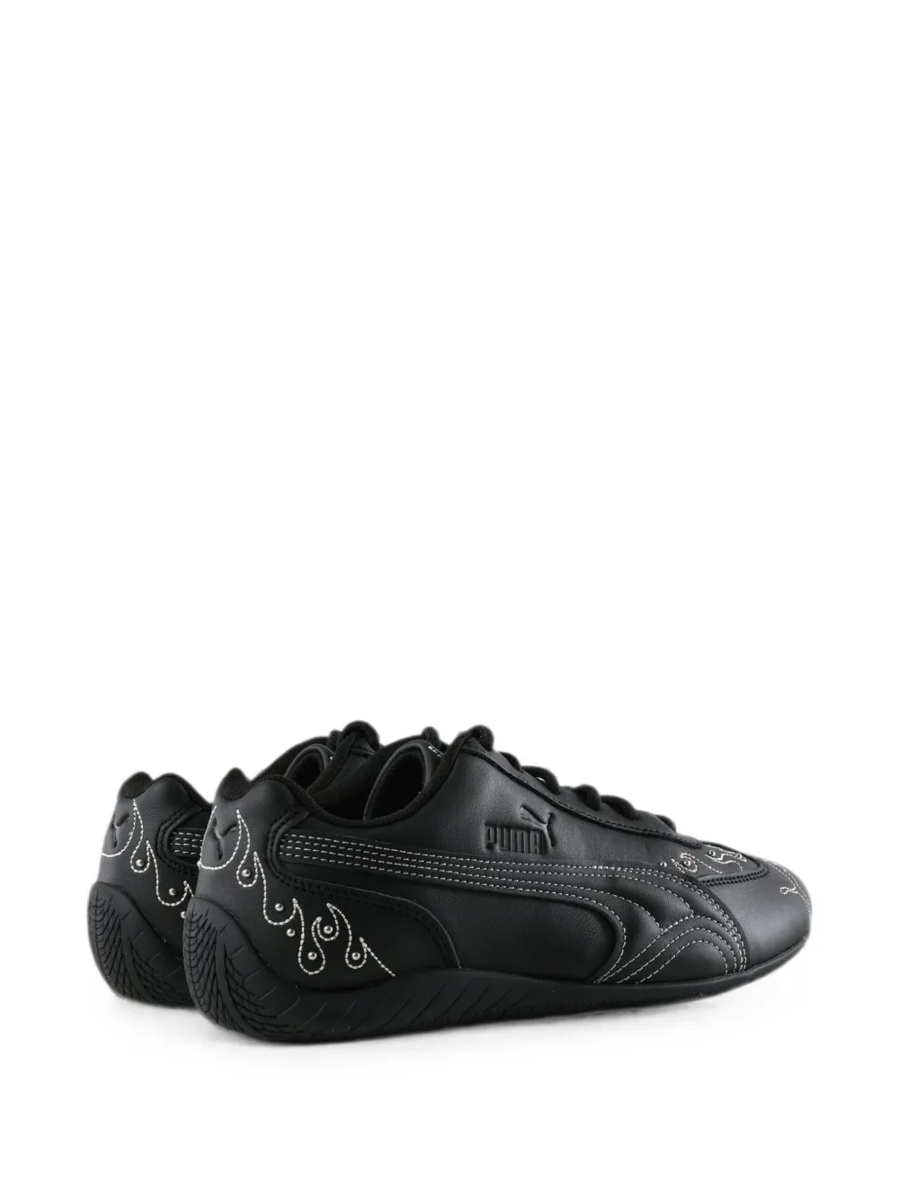 PUMA Speedcat Embellished logo-embroidered sneakers Zwart
