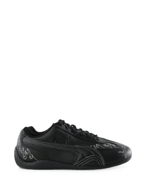 PUMA Speedcat Embellished logo-embroidered sneakers