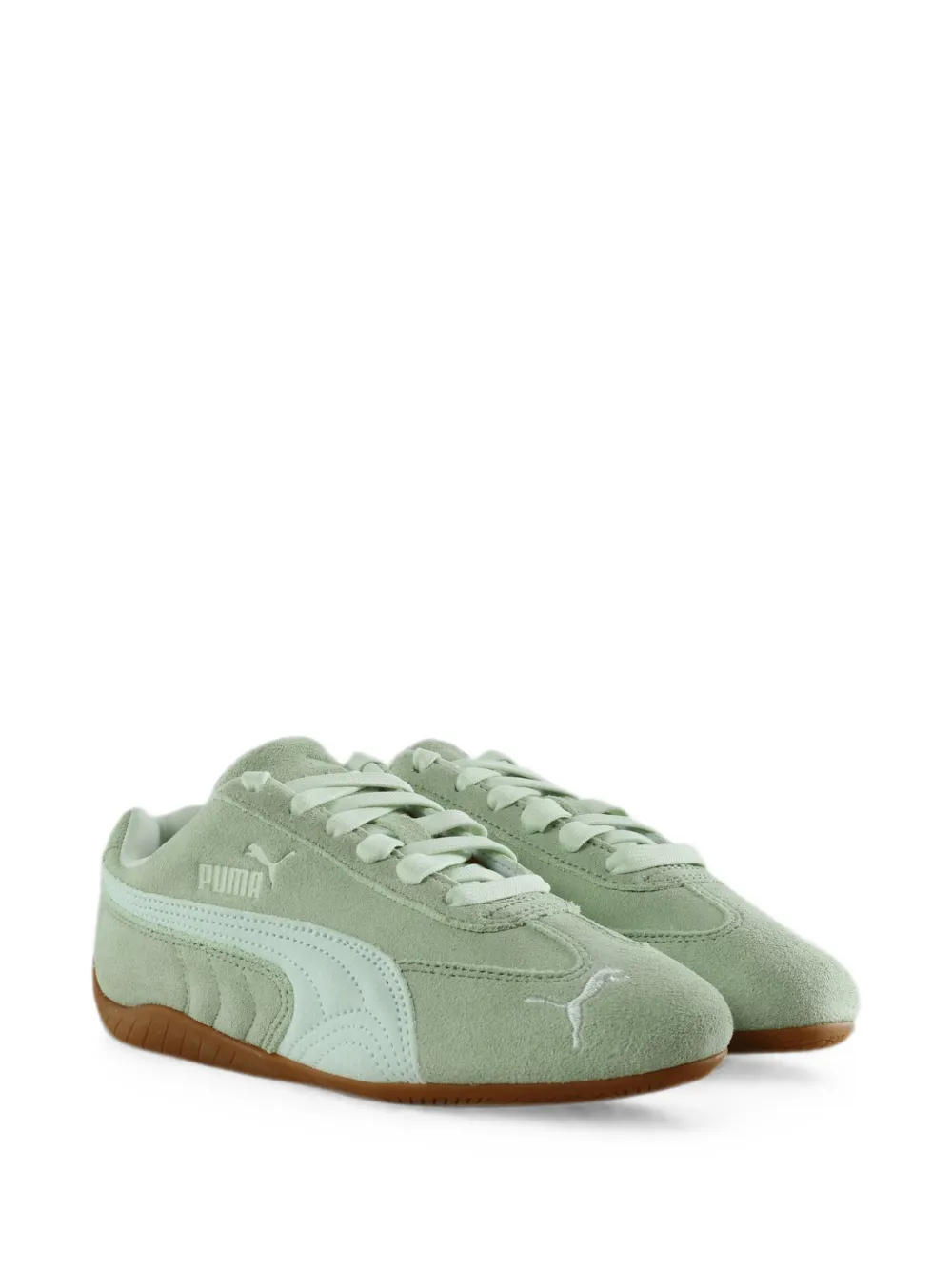 PUMA Speedcat OG II logo-embroidered sneakers Groen