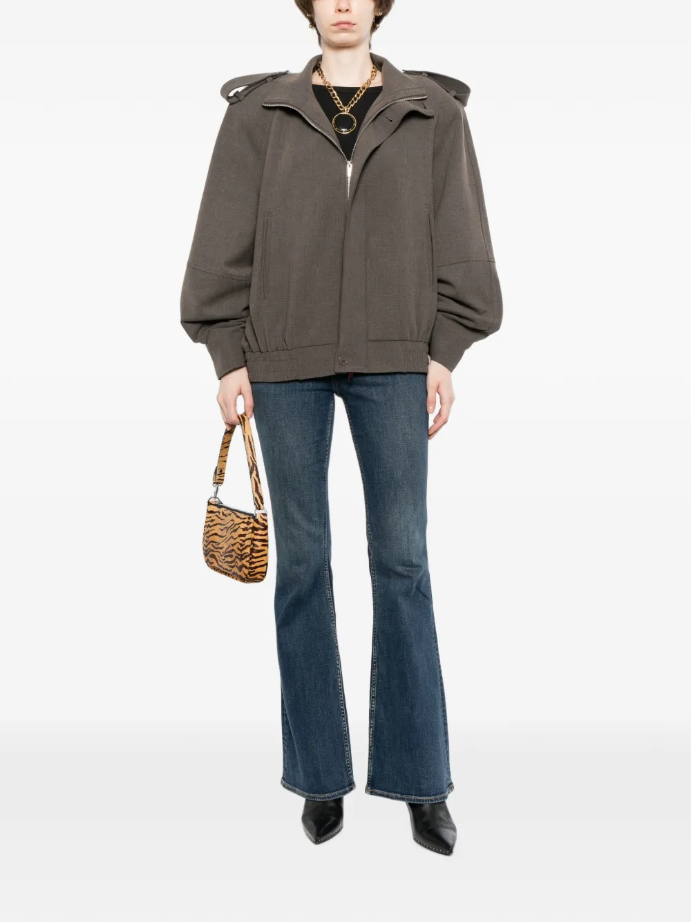 rag & bone Flexi Dahlia flared jeans Blauw