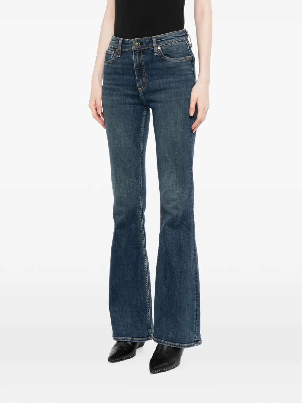 rag & bone Flexi Dahlia flared jeans Blauw
