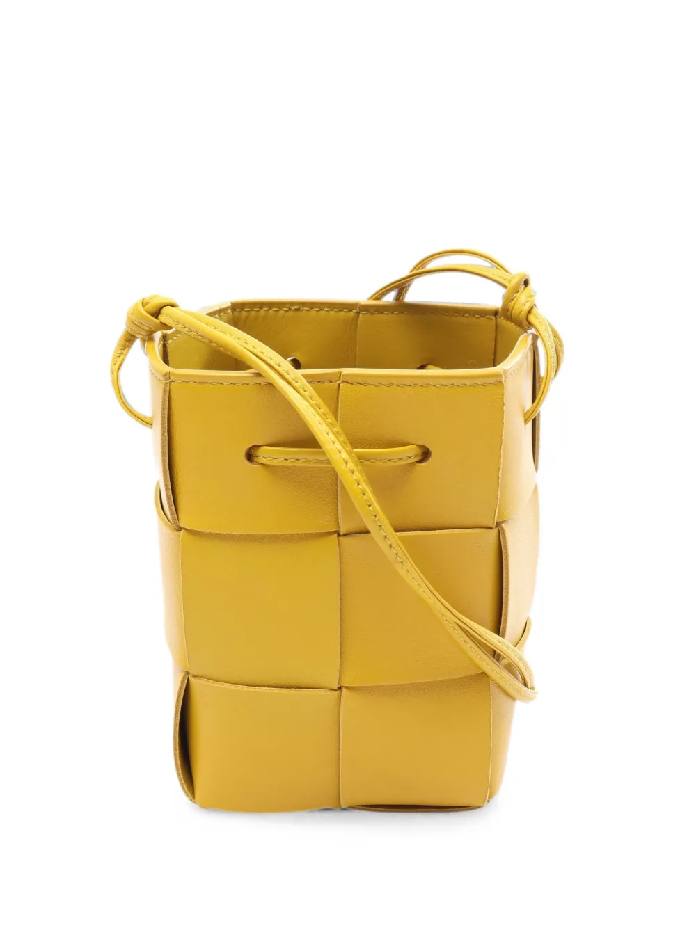 Bottega Veneta Pre-Owned 2010s mini Cassette shoulder bag - Yellow