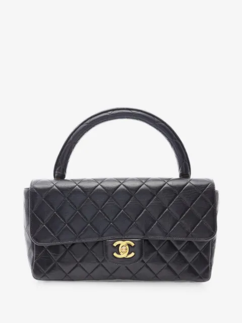 CHANEL Pre-Owned 1994-1996 matelassé CC turn-lock tote bag