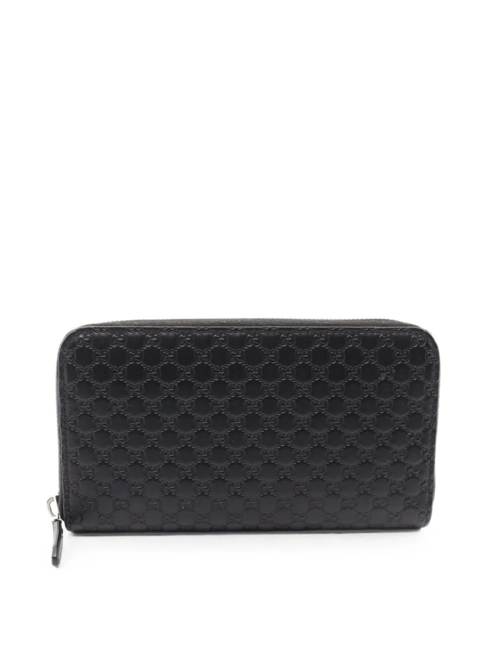 Gucci Pre-Owned 2010s Micro GG leather wallet - Nero