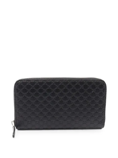 Gucci Pre-Owned 2010s Micro GG leather wallet