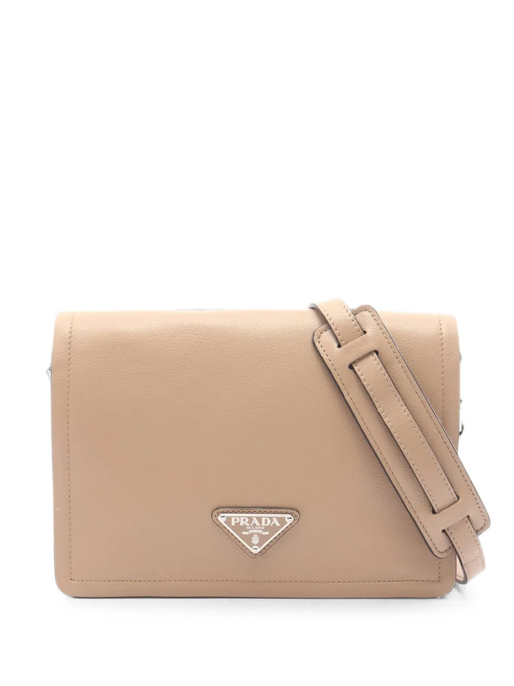 Prada Pre-Owned Borsa a spalla Glace con logo anni 2010 - Toni neutri