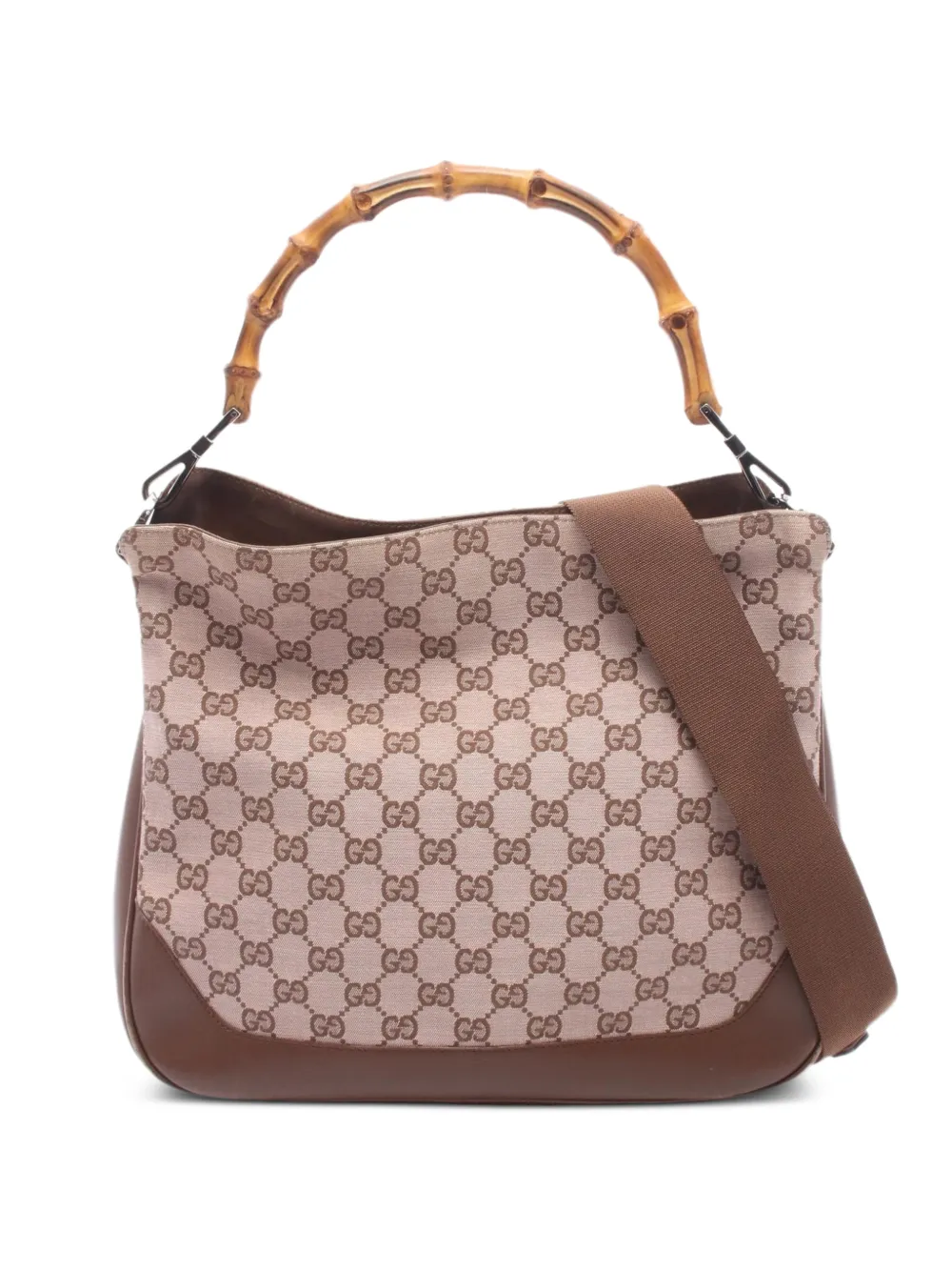 Gucci Pre-Owned 2000s Bamboo GG Supreme tote bag - Toni neutri