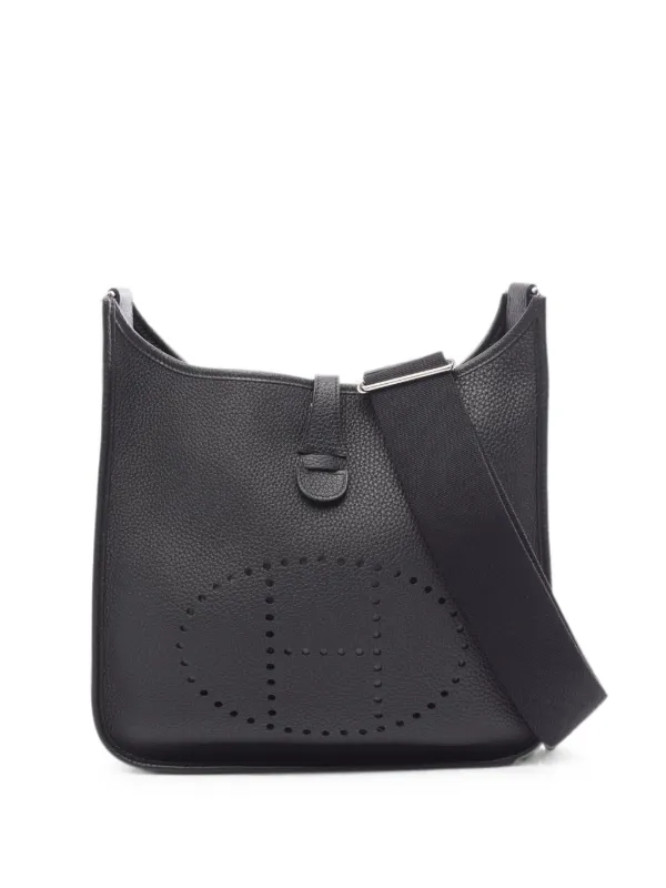 Hermès Pre-owned 2010s PM Evelyn Trois Shoulder Bag in Black