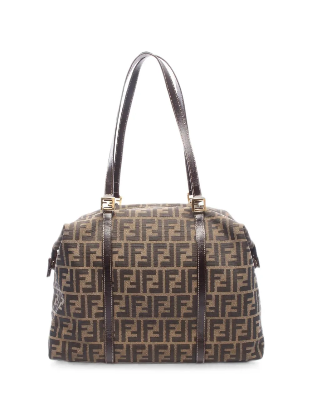 Fendi Pre-Owned 2010s Zucca shoulder bag - Braun