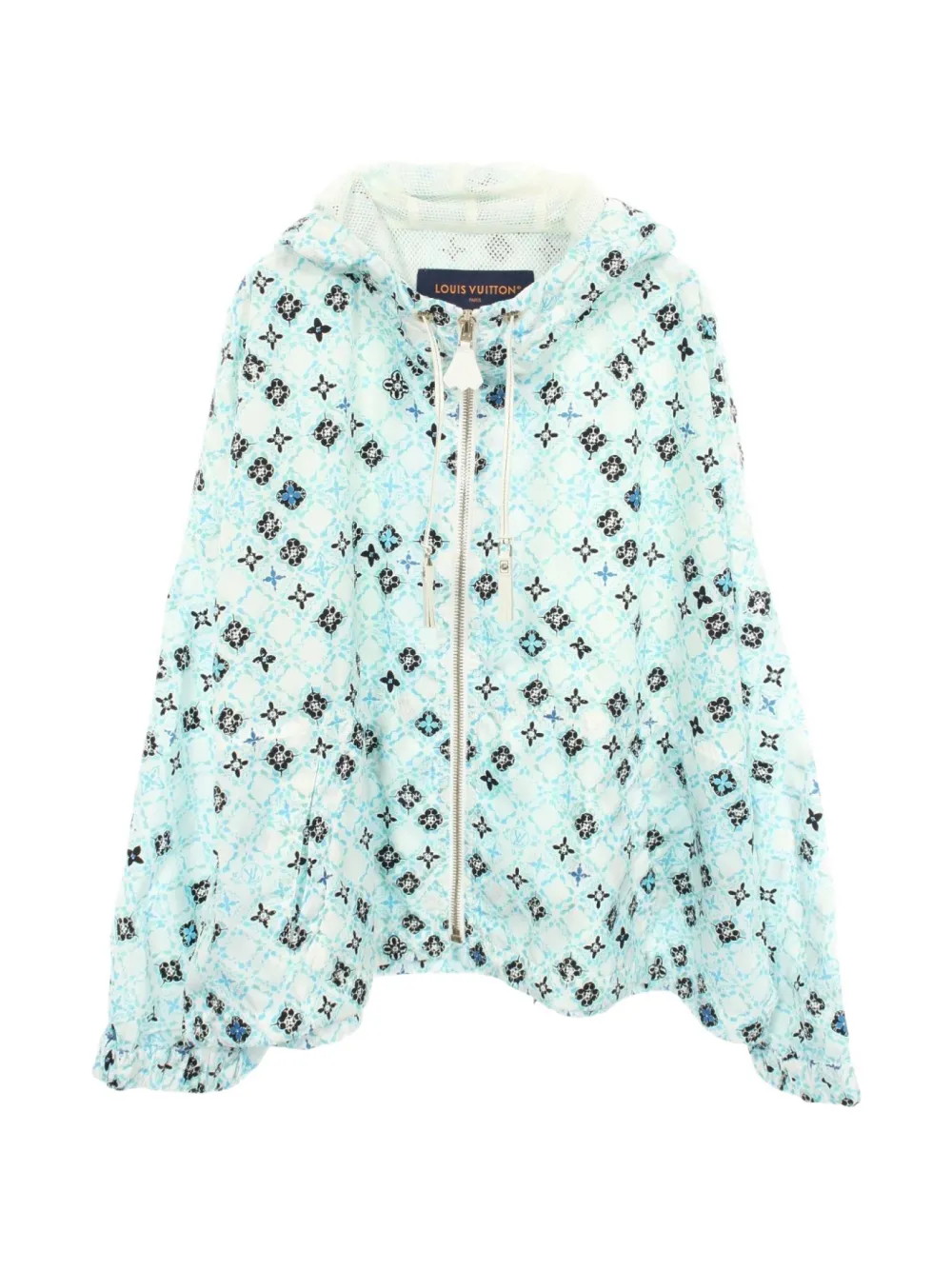 Louis Vuitton Pre-Owned 2020s Monogram hooded jacket - Bianco