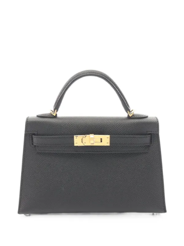 Hermès Pre-owned 2026 Mini Kelly 2 Tote Bag in Black