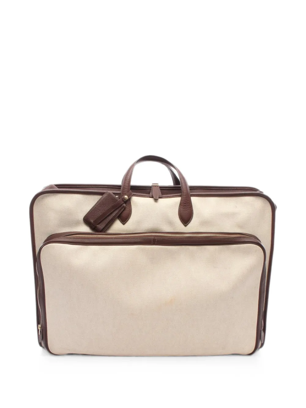 Hermès Pre-Owned 2000s Victoria garment bag - Nude