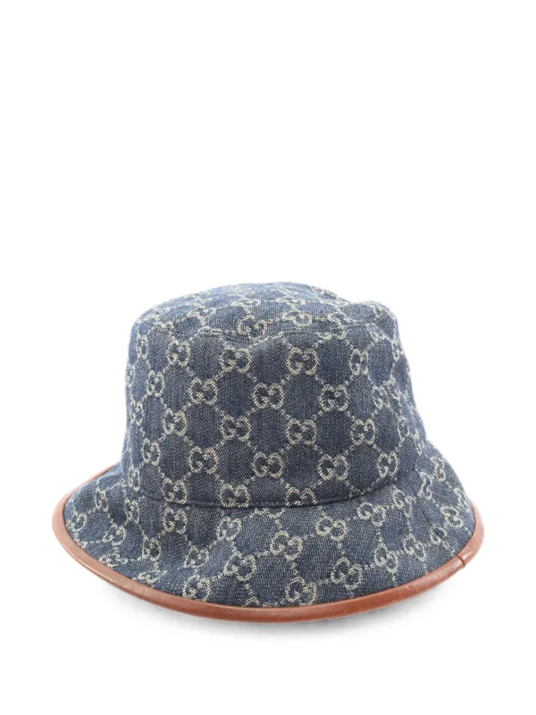 Gucci Pre-Owned 2010s GGパターン バケットハット | ブルー | FARFETCH JP