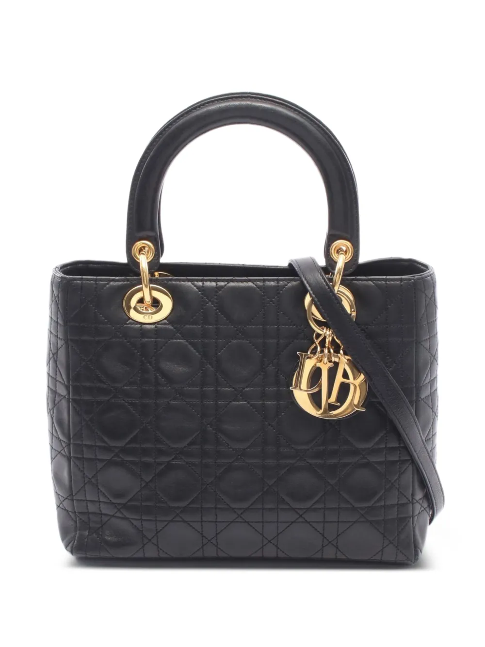 Christian Dior Pre-Owned 2000s Lady Dior tote bag - Nero
