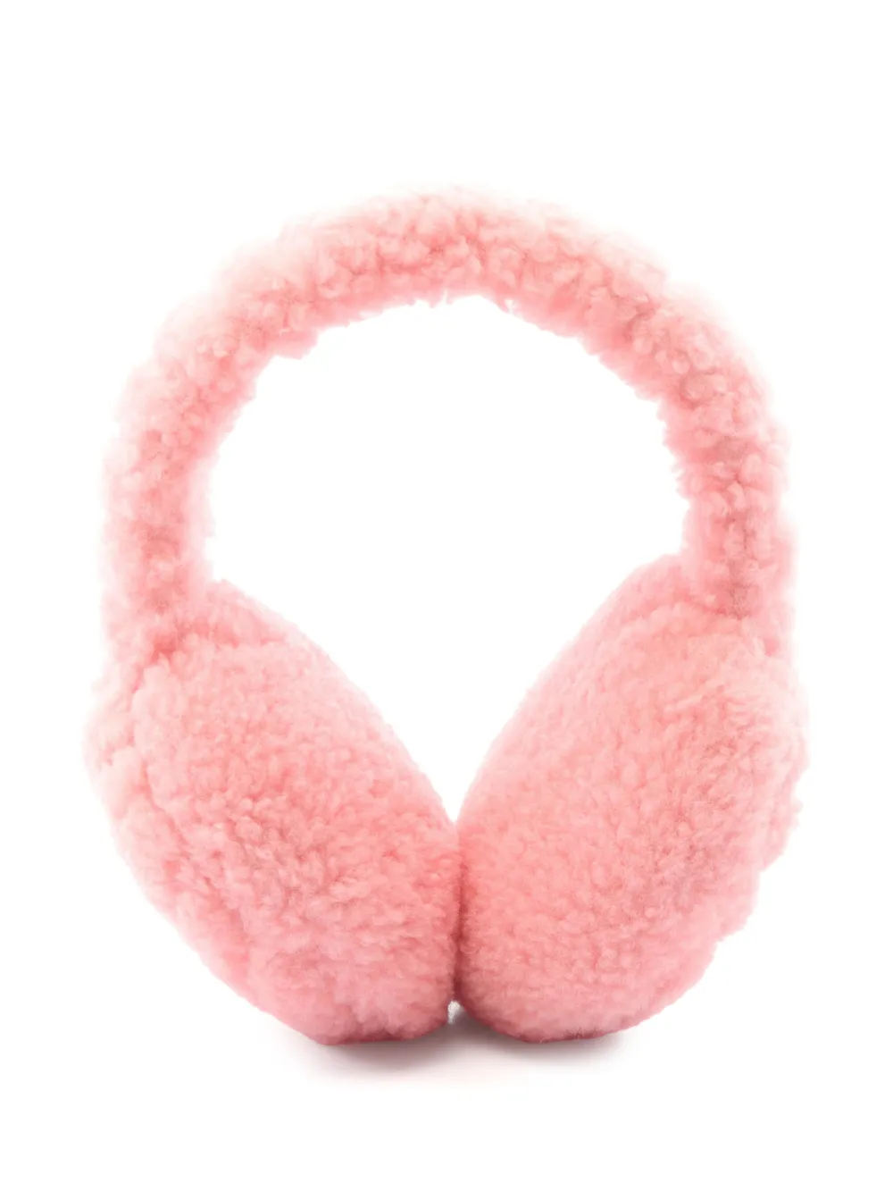 Gucci Pre-Owned 2010s Double G shearling earmuffs - Rosa