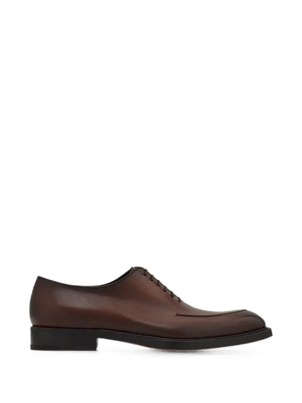 Ferragamo Oxford shoe with stitching detail Bruin