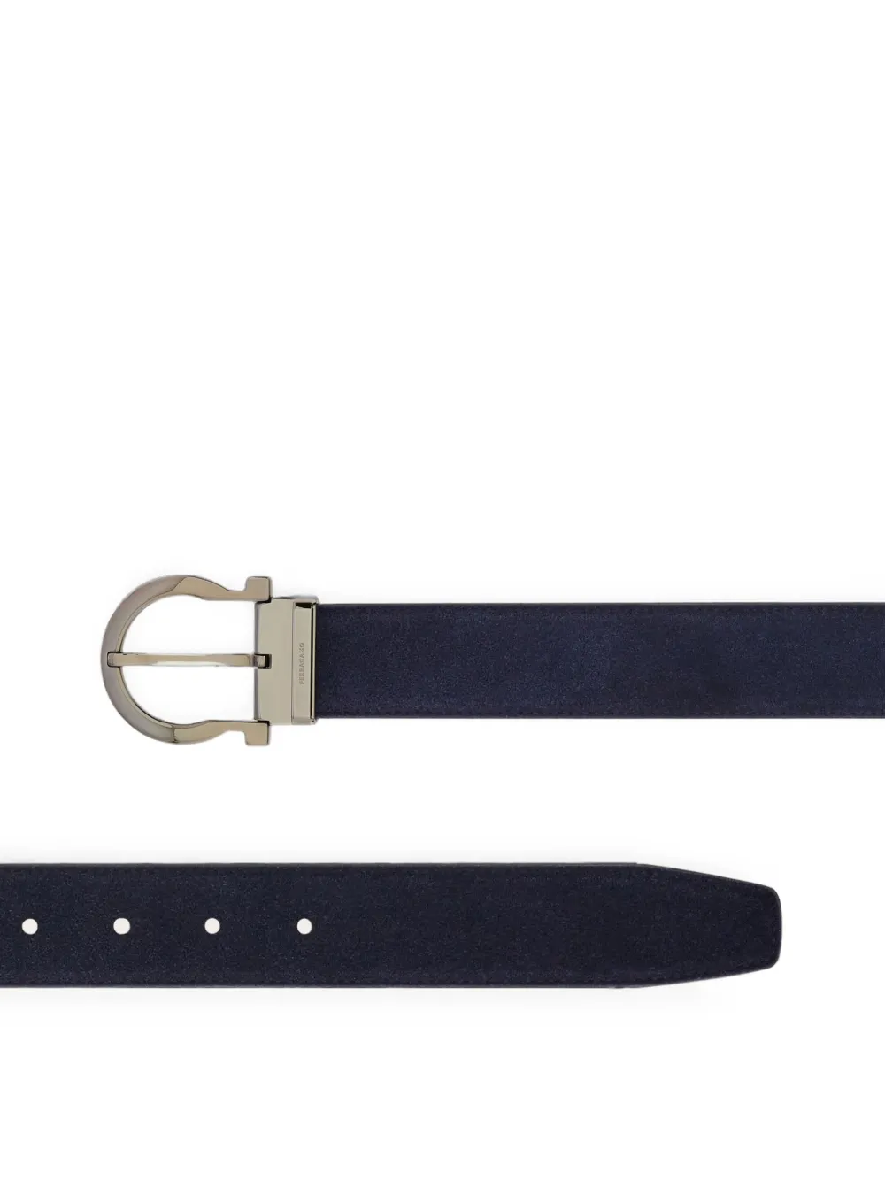 Ferragamo Verstelbare Gancini riem Blauw