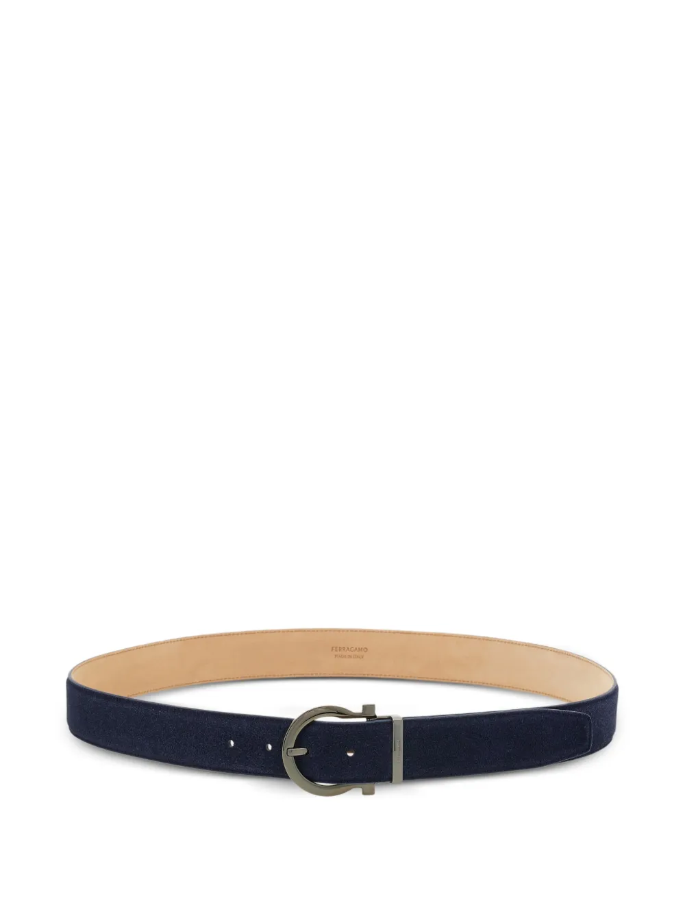 Ferragamo Verstelbare Gancini riem Blauw