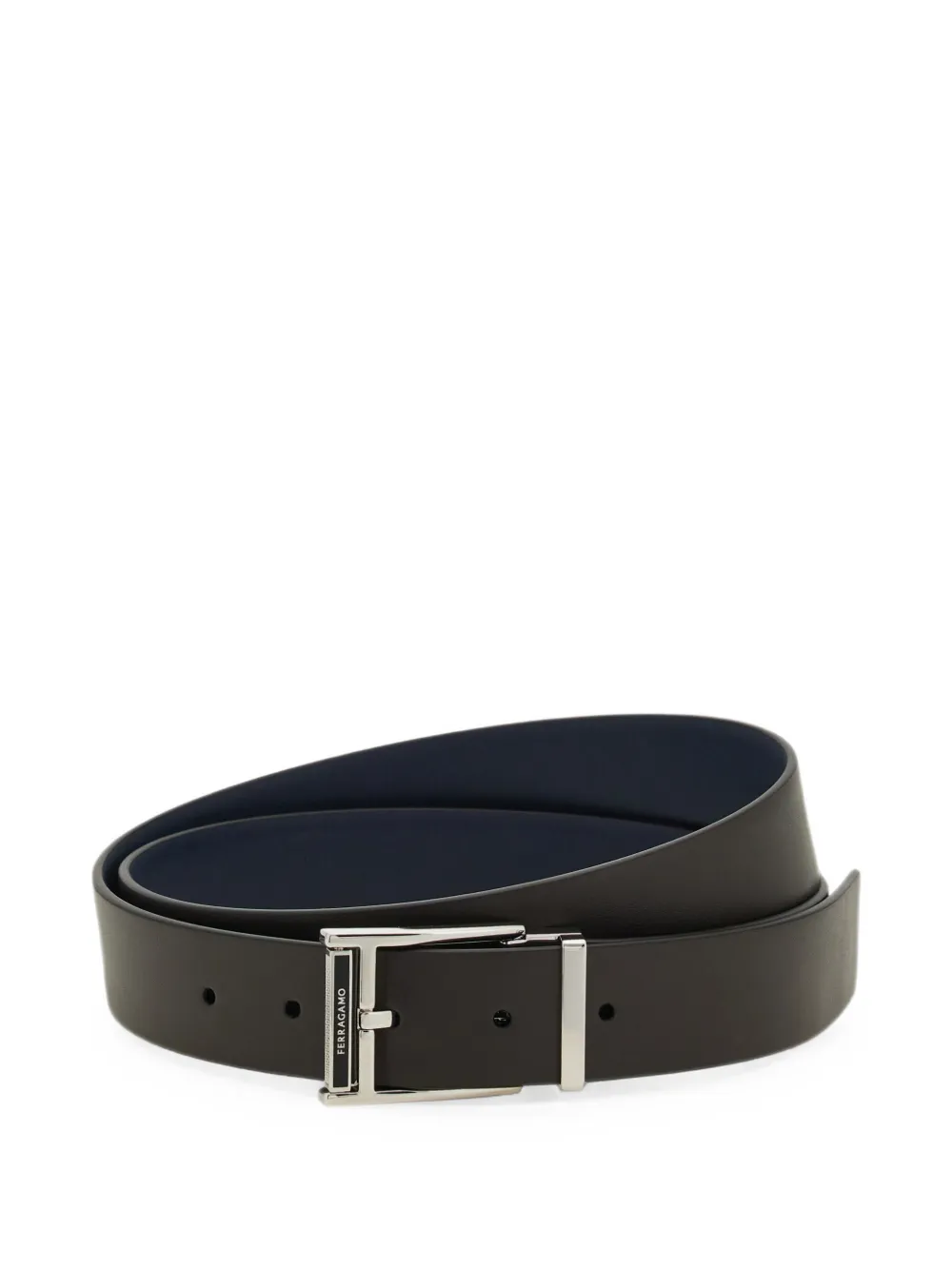 Ferragamo reversible and adjustable belt - Marrone